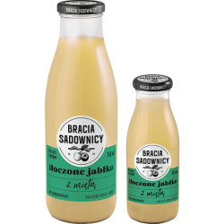 Bracia Sadownicy sok tłoczony 250 ml jabłko z miętą