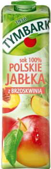 Tymbark Sok 100% Polskie Jabłka z Brzoskwinią 1l