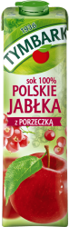 Tymbark Sok 100% Polskie Jabłka z Czerwoną Porzeczką 1l