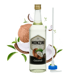 Syrop Monzini Kokos 1L Z Pompką