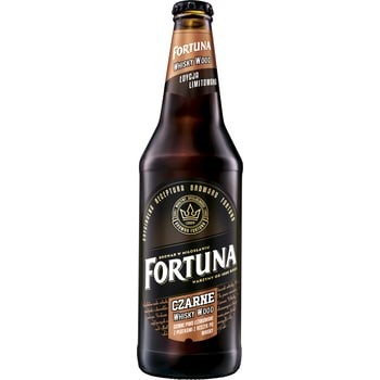 'Fortuna Czarne Whisky Wood 500 ml butelka zwrotna
