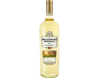 'MOŁDAWSKA WINNICA Muscat wino białe półsłodkie 12,5% 0,75L