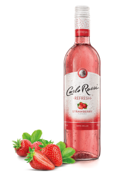 'Wino lekko musujące słodkie Carlo Rossi Refresh Strawberry 10% 750ml
