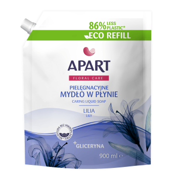 Apart Floral care pielęgnacyjne mydło w płynie 900ml refill Lilia