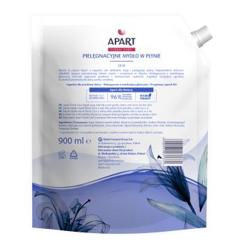 Apart Floral care pielęgnacyjne mydło w płynie 900ml refill Lilia