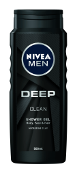 NIVEA MEN Deep Żel pod prysznic do ciała twarzy i włosów 500 ml