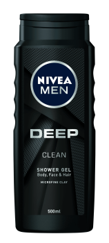 NIVEA MEN Deep Żel pod prysznic do ciała twarzy i włosów 500 ml