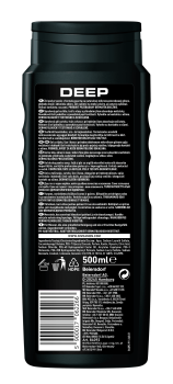 NIVEA MEN Deep Żel pod prysznic do ciała twarzy i włosów 500 ml