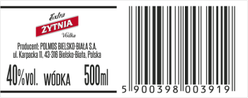 'Wódka Extra Żytnia 40% 500ml