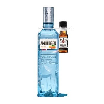 'Amundsen Malina Nordycka 37,5 % 700ml + Whisky Jim Beam White Label 40% 50ml
