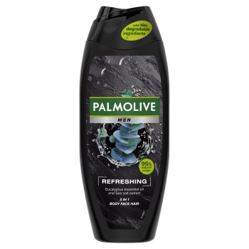 Palmolive Men Refreshing Odświeżający żel pod prysznic dla mężczyzn 3w1 500 ml