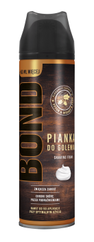 Pianka do golenia Bond Elegancki zapach Tytoń&Whisky&Cedr 200+50ml