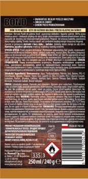 Pianka do golenia Bond Elegancki zapach Tytoń&Whisky&Cedr 200+50ml