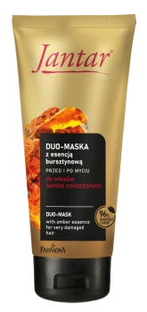Jantar Duo-maska z esencją bursztynową do włosów bardzo zniszczonych, 200 ml