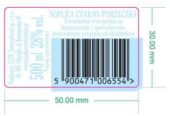 Napój spirytusowy Soplica Czarna Porzeczka 28% 500ml