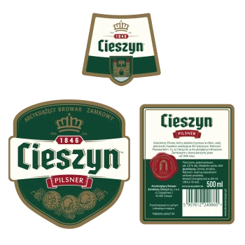 'Arcyksiążęcy Browar Zamkowy Cieszyn Piwo Pilsner 500 ml butelka bezzwrotna