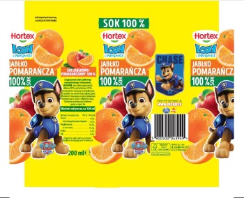 Hortex Leon napój pomarańcza jabłko 0,2 l
