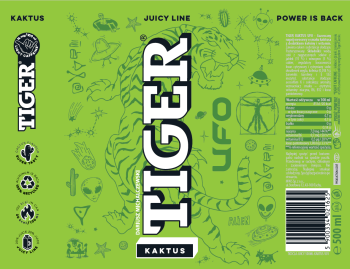 Tiger napój gazowany UFO kaktus 500 ml
