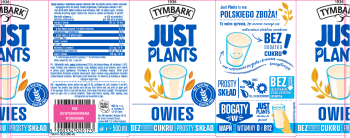 Tymbark Just Plants owies 500ml