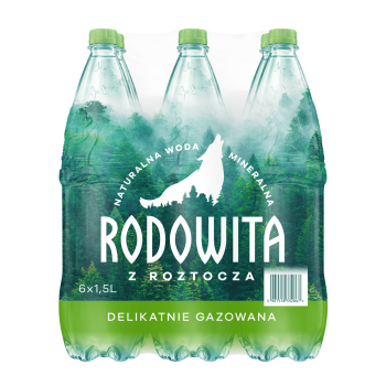 Rodowita Z Roztocza Woda Mineralna Delikatnie Gazowana 1,5L