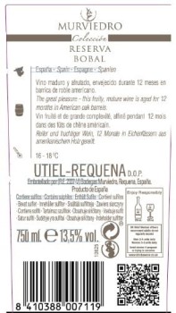 'Murviedro Reserva Bobal wino czerwone 750 ml