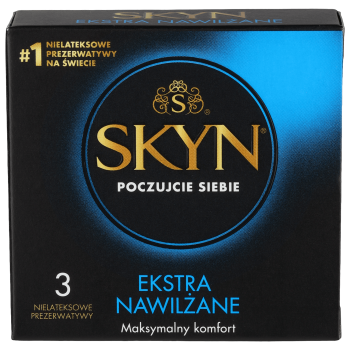 SKYN Ekstra nawilżane 3 szt.