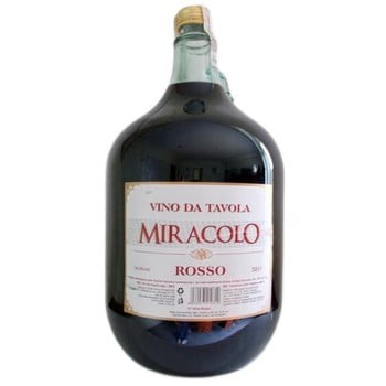 'Miracolo vino da tavola red wino czerwone 5,00 l