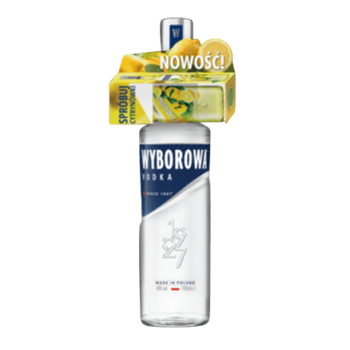 'Wyborowa 700 ml 40% wódka +miniaturka Wyborowa Cytrynówka 0,05l