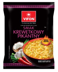 VIFON Zupa błyskawiczna z chili smak krewetkowy pikantny 70 g