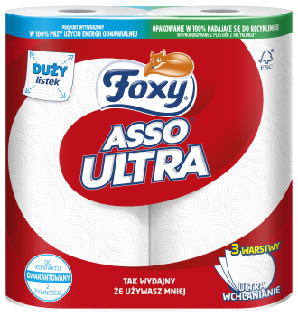 Ręcznik Kuchenny Foxy Asso Ultra BIG 2 rolki