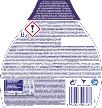 Woolite Płyn do prania tkanin czerń ciemne kolory & jeans z keratyną 1.8 l (30 prań)