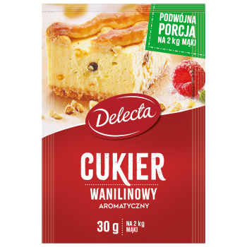 Delecta Cukier wanilinowy z ekstraktem wanilii 30 g