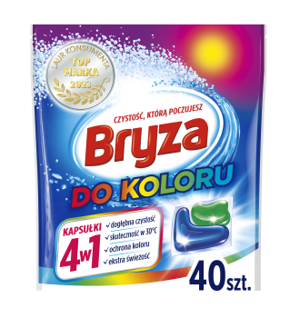 Bryza 4w1 kapsułki do prania koloru 40 szt.