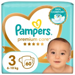Pampers Premium Care rozmiar 3 (Midi), 5–9 kg, 60 pieluszek