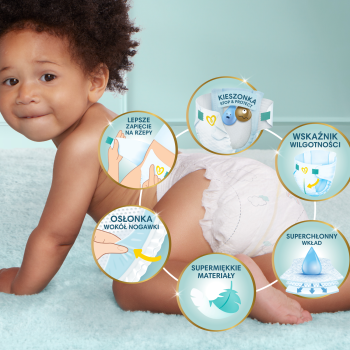 Pampers Premium Care rozmiar 3 (Midi), 5–9 kg, 60 pieluszek