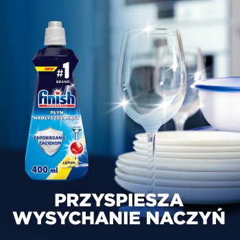 Finish Płyn nabłyszczający do zmywarek Lemon 400 ml