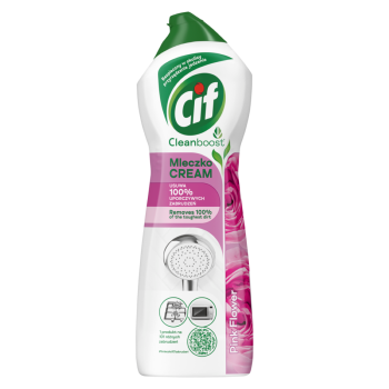 Cif mleczko do czyszczenia z mikrokryształkami 780g - pink flowers