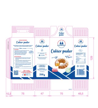 Diamant cukier puder 250g