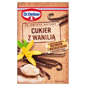 Dr. Oetker Ze świata natury Cukier z wanilią 12 g