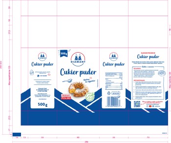 Diamant cukier puder 500g