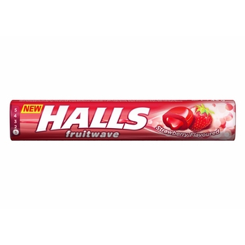 Halls Fruitwave Strawberry Cukierki 45 g