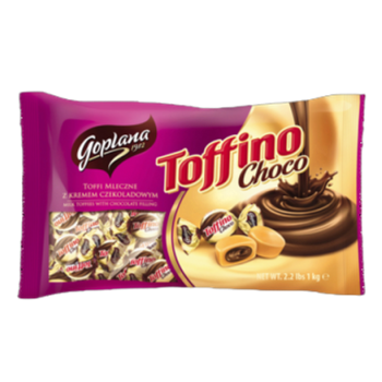 Solidarność Toffino czekoladowe Toffi mleczne nadziewane 1 kg