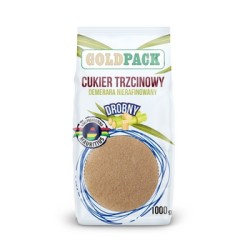 Gold Pack Cukier trzcinowy Demerara nierafinowany drobny 1 kg