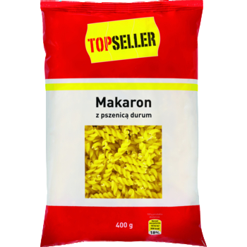 Topseller Makaron świderki z pszenicą durum 400 g