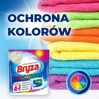Bryza 4w1 kapsułki do prania do koloru 50 szt.