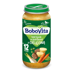 BoboVita Junior Warzywa w potrawce z cielęcinką 1-3 lata 250 g