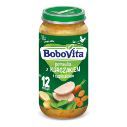 BoboVita Junior Potrawka z kurczakiem i szpinakiem 1-3 lata 250 g