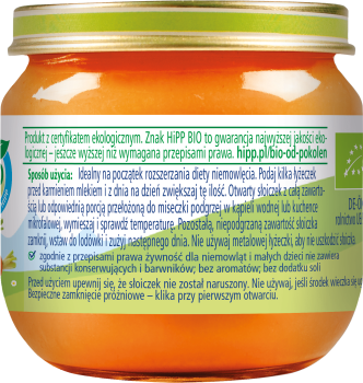 HiPP BIO Pierwsza marchewka po 4. miesiącu 80 g