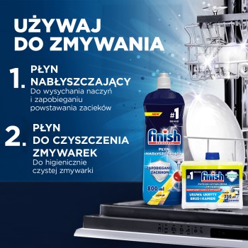 Finish płyn nabłyszczający Shine & Protect Cytrynowy 800 ml