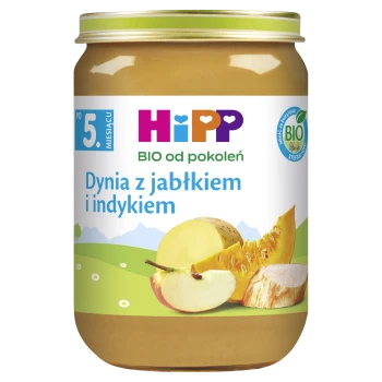 HiPP BIO Dynia z indykiem po 5 miesiącu 190 g